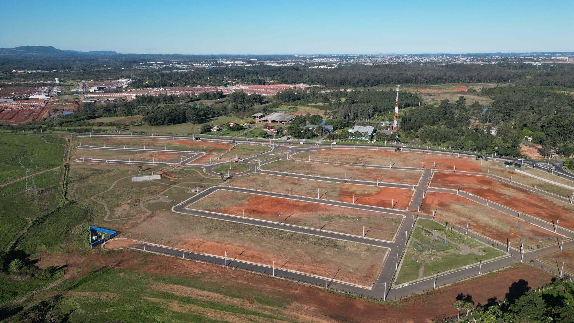 Praças e áreas de convívio do Canoas Park