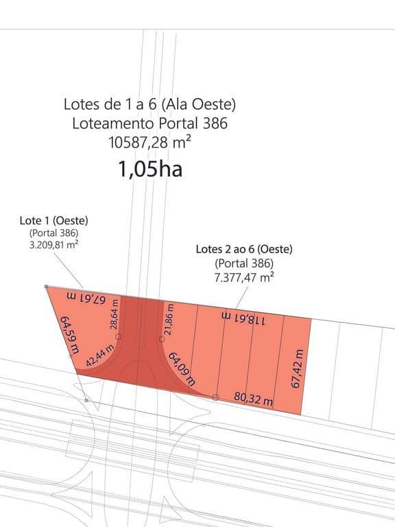 Estrada BR-386, 300  - Lotes de 1 a 6 (Oeste) São Luis Canoas RS